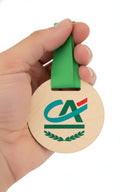 Médaille en bois publicitaire personnalisée